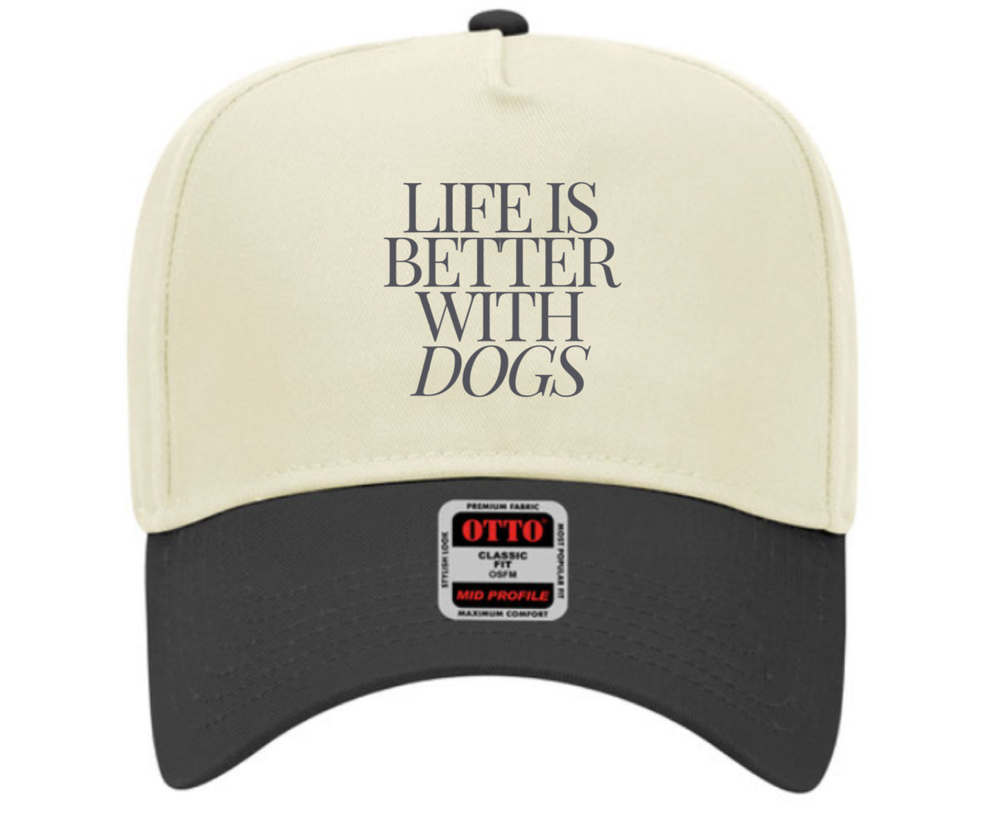 Life Is Better With Dogs Baseball Hat