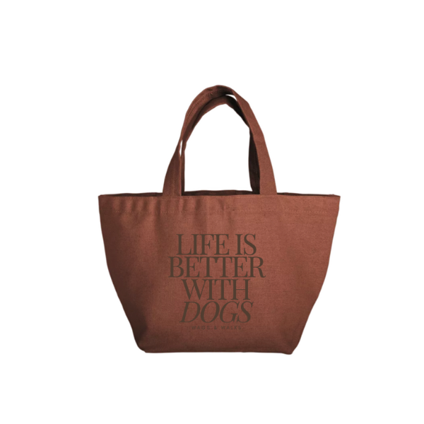 Life is Better with Dogs Small Dumpling Tote