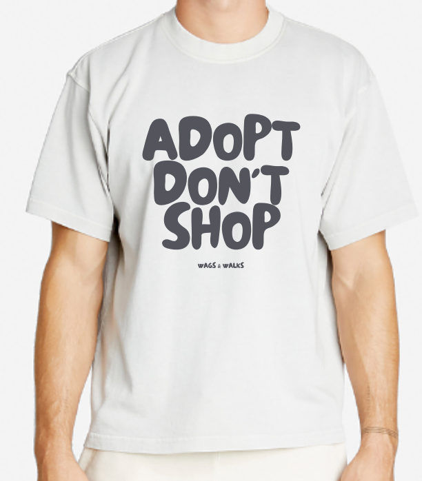 Adopt Don't Shop Heavyweight Tee