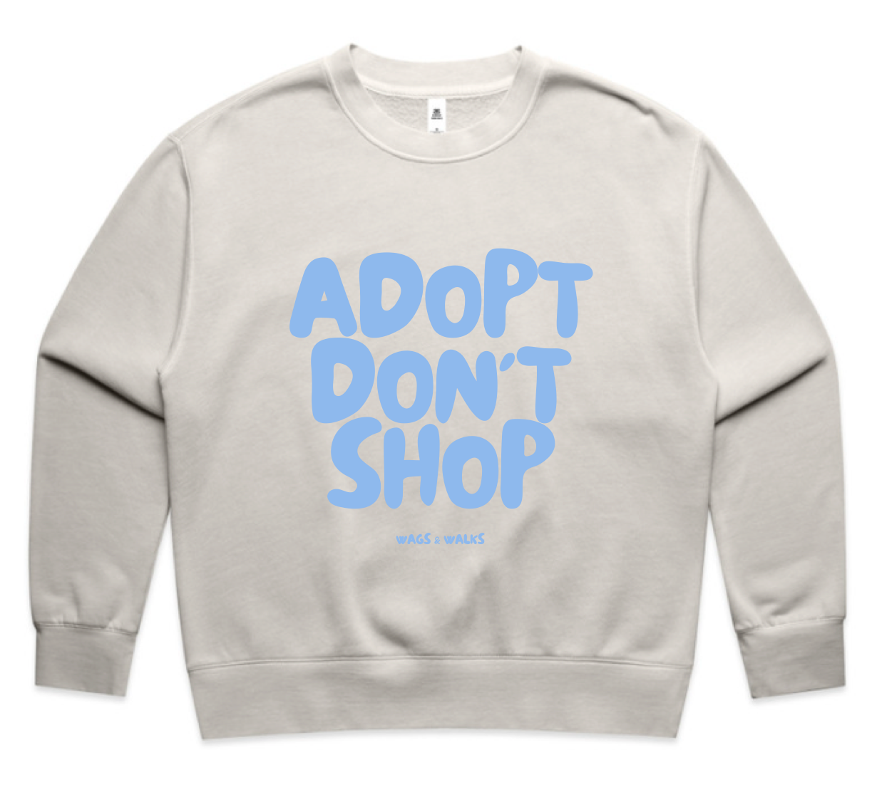 Adopt Don't Shop Women's Crew in Bone