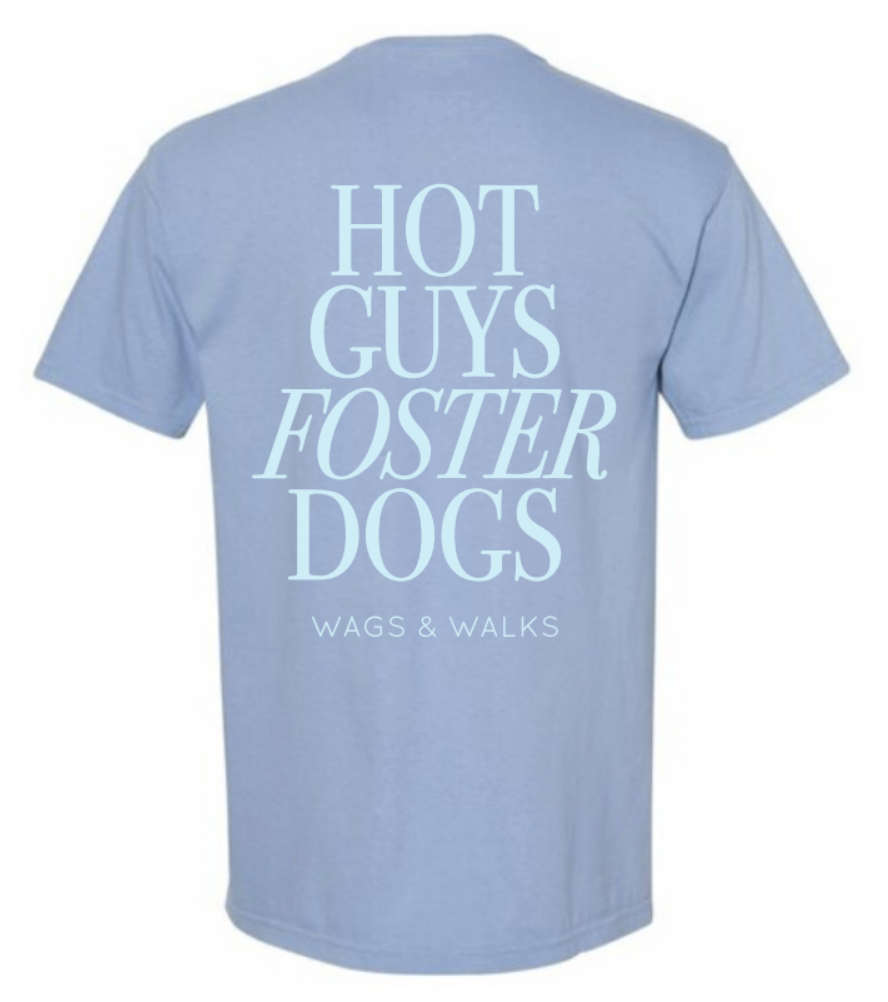Hot Guys Foster Dogs Tee