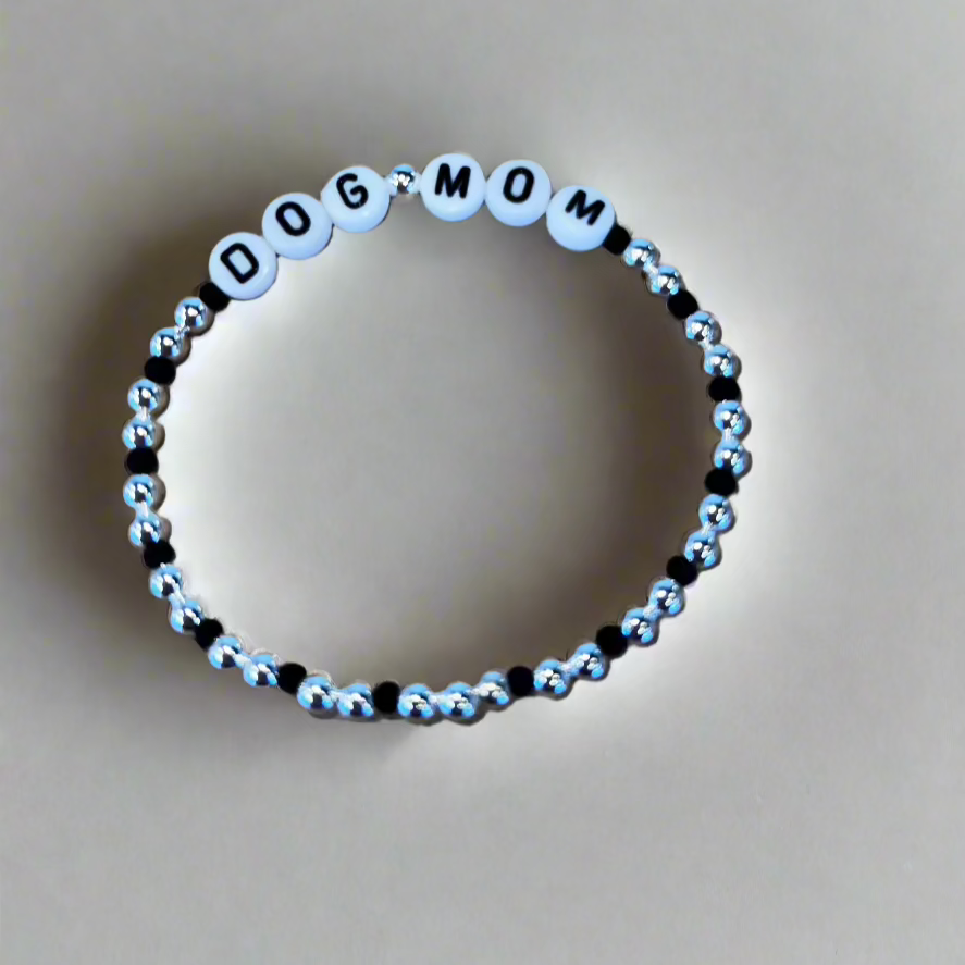 Beaded Bracelet - Dog Mom