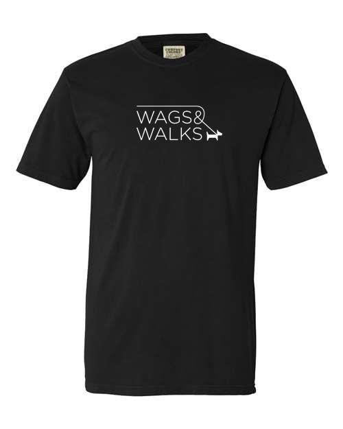 Wags & Walks Logo Black Tee