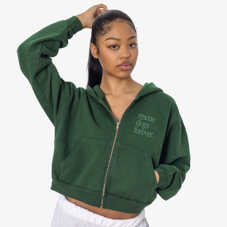 Rescue Dogs Forever Zip Up