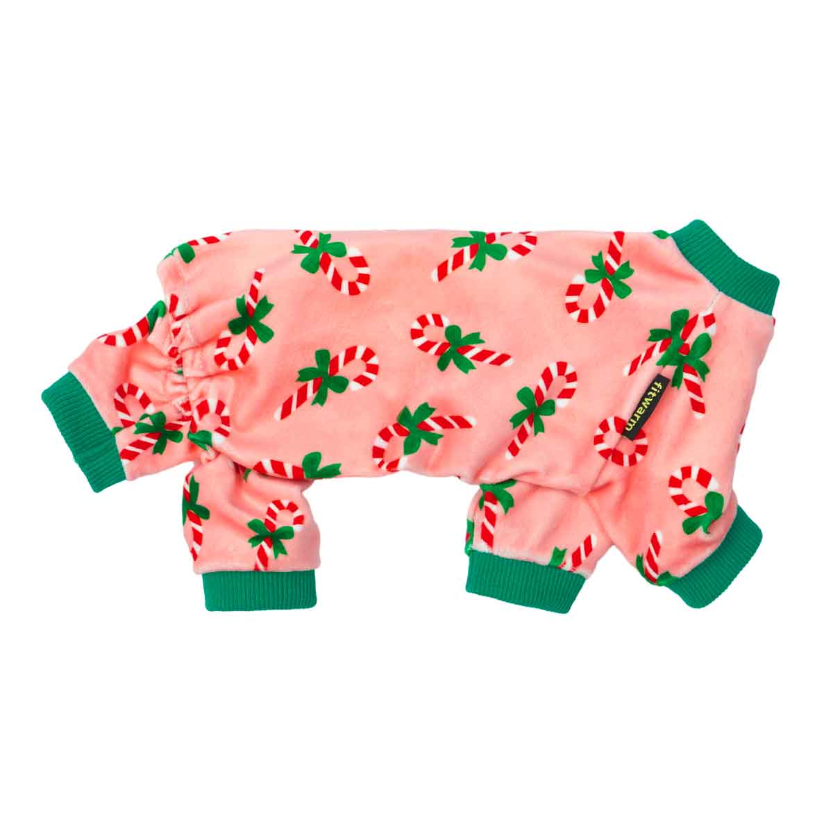 Christmas Candy Cane Dog Pajamas