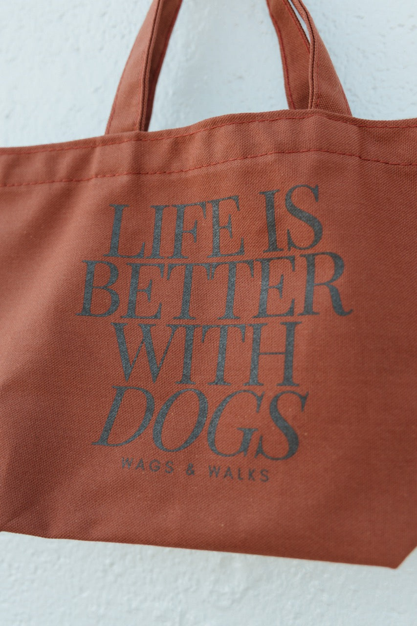 Life is Better with Dogs Small Dumpling Tote
