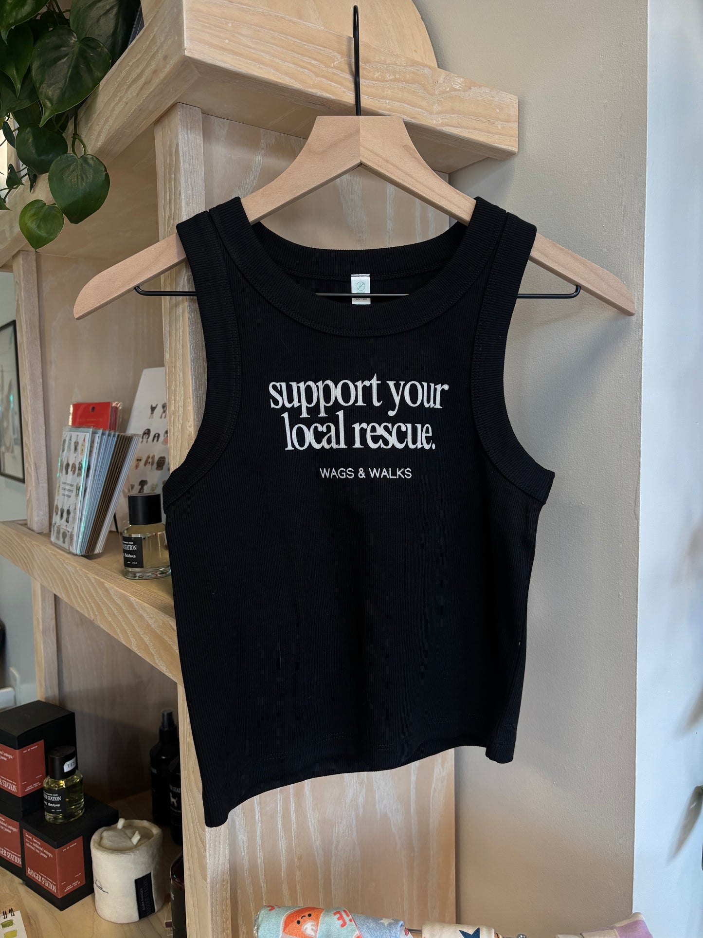 Support your Local Rescue Baby Tank - Ribbed