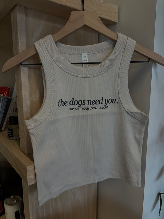 The Dogs Need You - Baby Tank - Ribbed / Bone