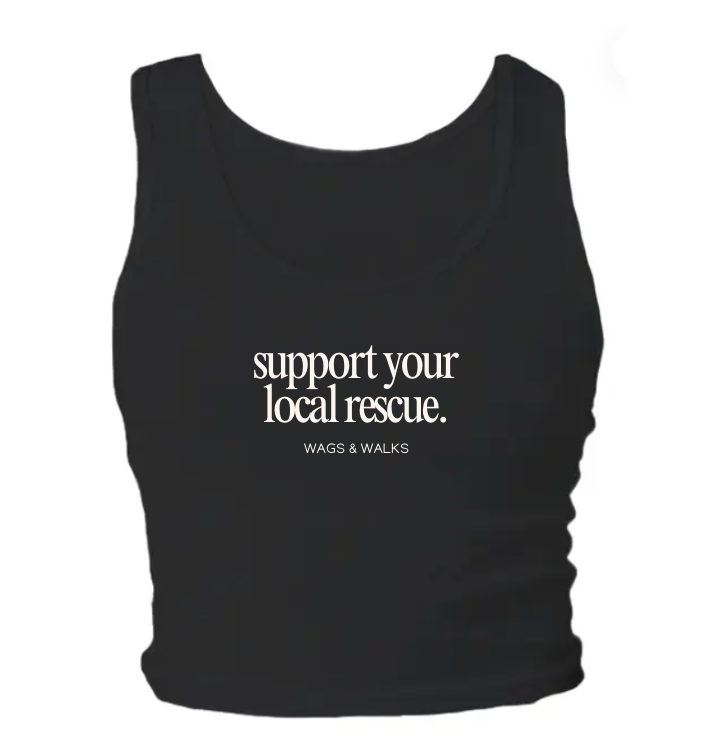 Support your Local Rescue Baby Ribbed Tank
