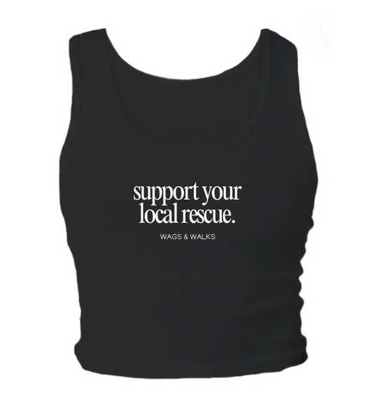 Support your Local Rescue Baby Ribbed Tank