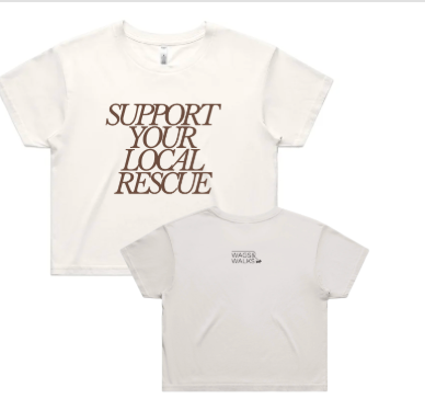 Support your Local Rescue Crop Tee