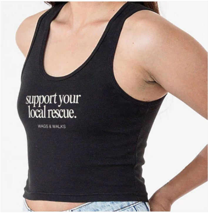 Support your Local Rescue Baby Ribbed Tank
