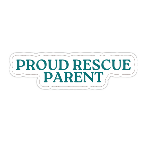 Proud Rescue Parent Sticker