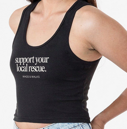 Support your Local Rescue Baby Ribbed Tank